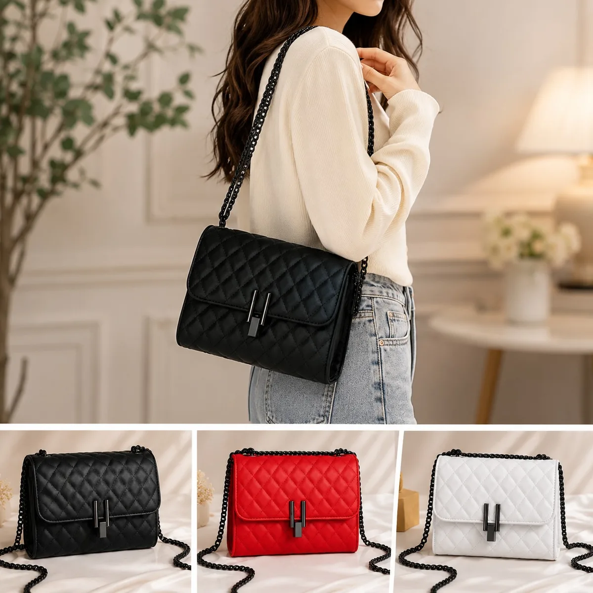 BOLSO BANDOLERA ACOLCHADO